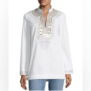 Tory Burch Tory Tunic White